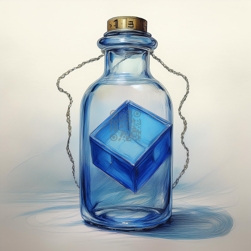 CUBE IN A BOTTLE